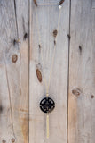 Zen Resin Pendant Necklace -Black